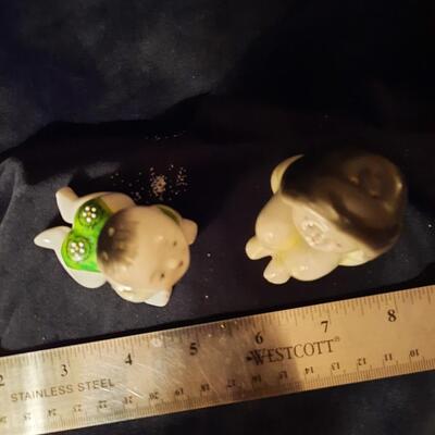 Asian Kids Salt & Pepper Shakers