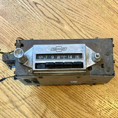 1965 Chevy Nova Delco AM Radio 7280361
