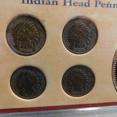 Vintage Coin Sets INDIAN PENNIES PROOF SET WWII SET LIBERTY BELL