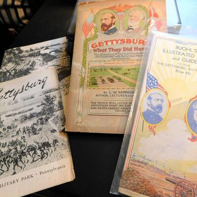 Early GETTYSBURG PA Travel Guides CIVIL WAR