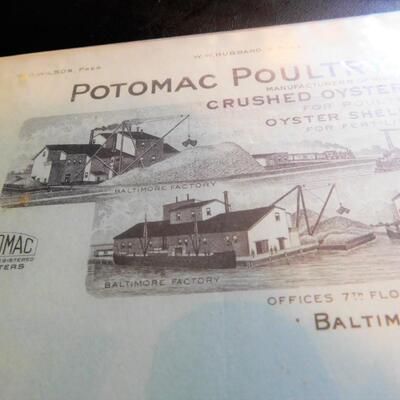 Potomac Poultry Food Co Ephemera