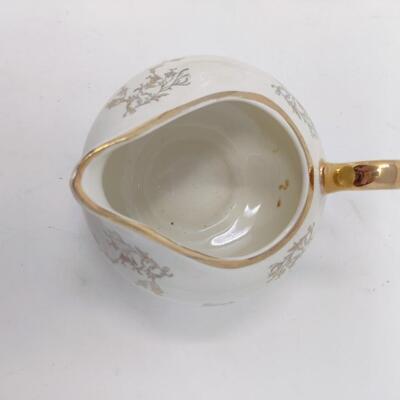 50TH ANNIVERSARY CREAM AND SUGAR SET