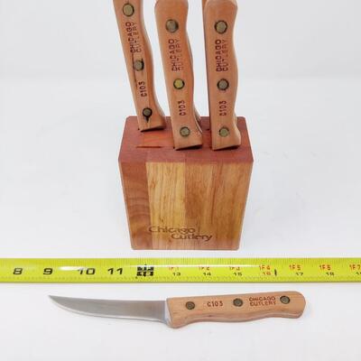 CHICAGO CUTLERY STEAK KNIVES SET C103