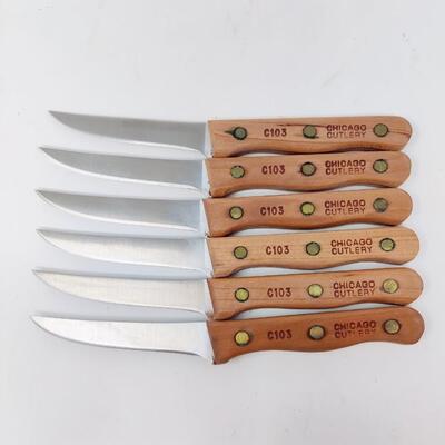 CHICAGO CUTLERY STEAK KNIVES SET C103