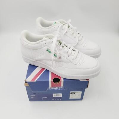 WHITE REEBOK CLASSICS MENS SIZE 10