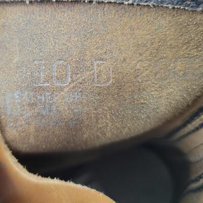 RED WING LEATHER STEEL TOED BOOTS MENS SIZE 10D