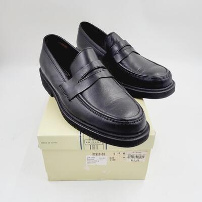 ARIZONA LIKE NEW BLACK LEATHER LOAFERS MENS SIZE 9.5