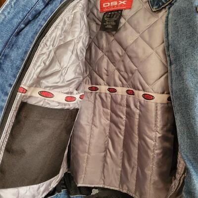 CORTECH DSX MENS SIZE LG JEANS MOTORCYCLE JACKET w/ PROTECTION