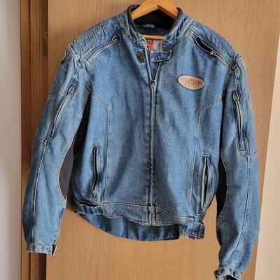 CORTECH DSX MENS SIZE LG JEANS MOTORCYCLE JACKET w/ PROTECTION