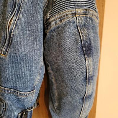 CORTECH DSX MENS SIZE LG JEANS MOTORCYCLE JACKET w/ PROTECTION