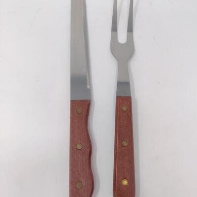 NEW VINTAGE MARLBORO GRILLING UTENSIL SET W/ CANVAS STORAGE BAG #1