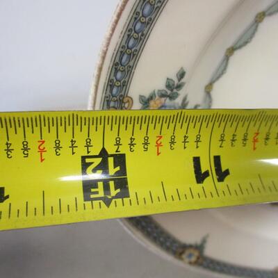 Oval Serving Platters - "Meito"  "Crown Lion Ivory"
