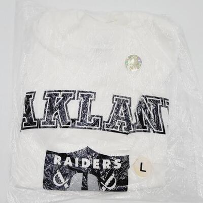 NEW SIZE LARGE RAIDERS NFL TSHIRT