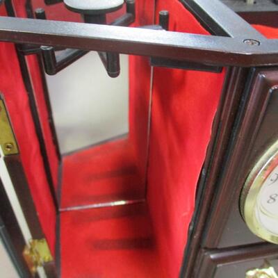 Jewelry Box With Clock