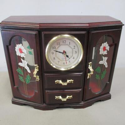 Jewelry Box With Clock