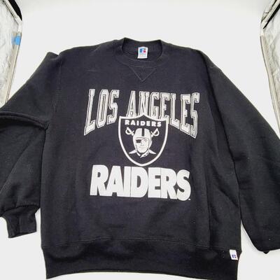 VINTAGE RAIDERS LONG SLEEVE SWEATSHIRT SZ LG