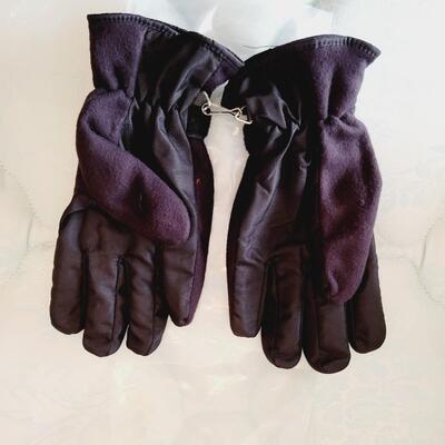 MENS SMALL THERMO GLOVES BLACK