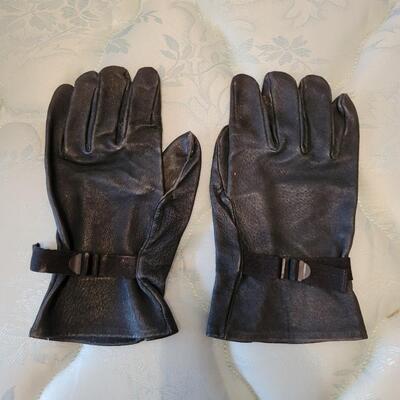 LEATHER RIDING GLOVES MENS SIZE LARGE