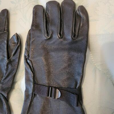 LEATHER RIDING GLOVES MENS SIZE LARGE