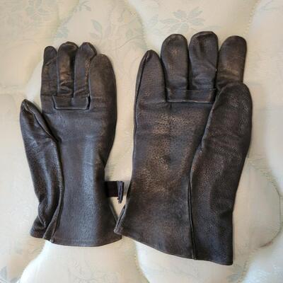 LEATHER RIDING GLOVES MENS SIZE LARGE