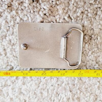 BUDWEISER METAL BELT BUCKLE NUMBERED