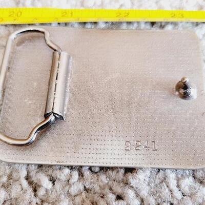 BUDWEISER METAL BELT BUCKLE NUMBERED