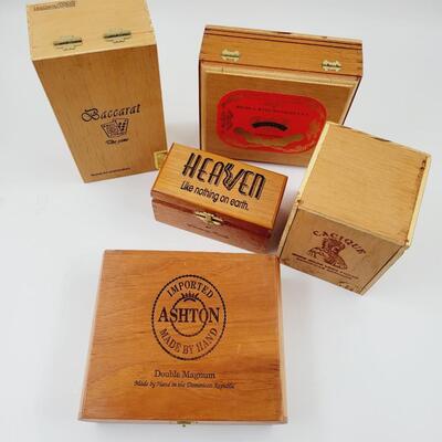 CIGAR BOX BUNDLE 5 PC