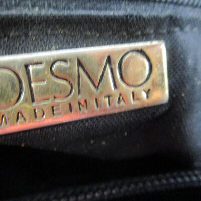 Black Purse & Wallet Desmo Made In Italy