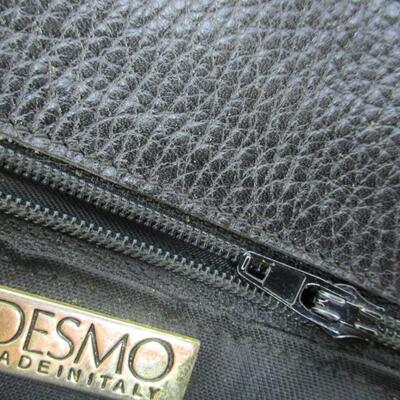 Black Purse & Wallet Desmo Made In Italy