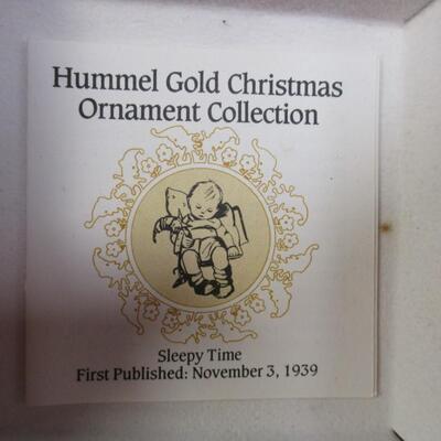 The Hummel Gold Christmas Ornament Collection Set of 36 Danbury Mint 1988