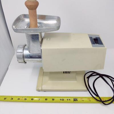 VINTAGE RIVAL GRIND-O-MATIC ELECTRIC GRINDER