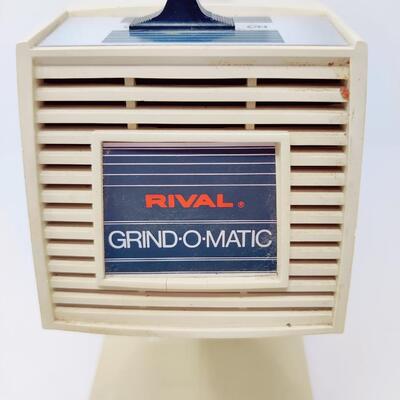 VINTAGE RIVAL GRIND-O-MATIC ELECTRIC GRINDER