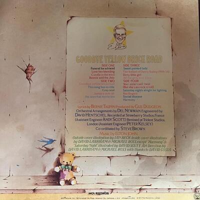 Two Elton John Vinyl Record Set