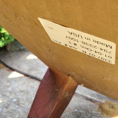 Lot 152: Heavy Mission Side Table