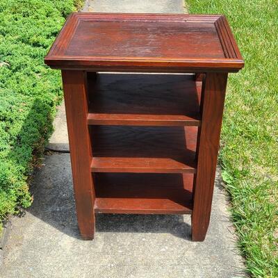 Lot 152: Heavy Mission Side Table