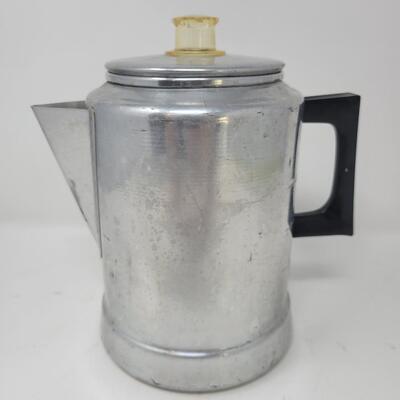 COMET ALUMINUM VINTAGE COFFEE POT
