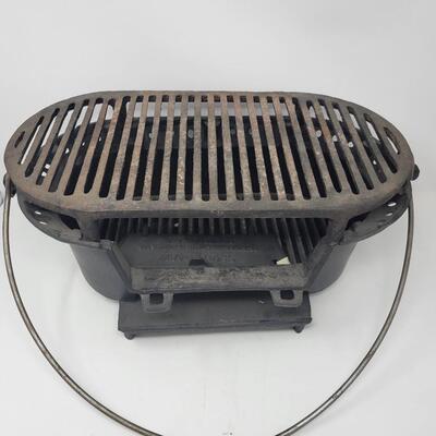 SPORTSMAN CAST IRON OUTDOOR GRILL