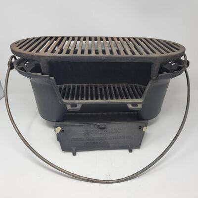 SPORTSMAN CAST IRON OUTDOOR GRILL