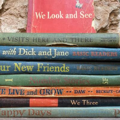 A lot of dick and Jane Books