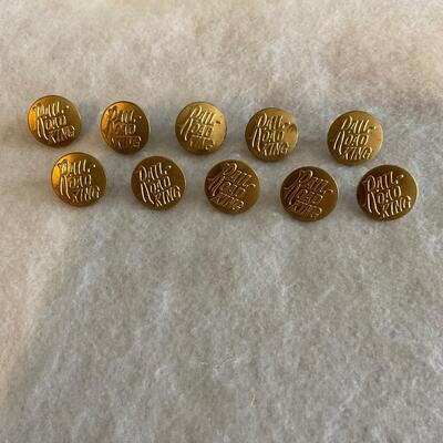 Rail Road King Buttons vintage