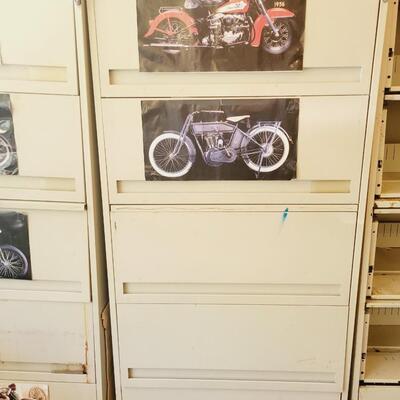 LARGE METAL GARAGE CABINETS SET #1