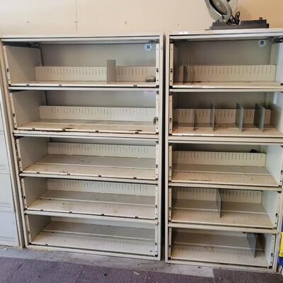LARGE METAL GARAGE CABINETS SET #2
