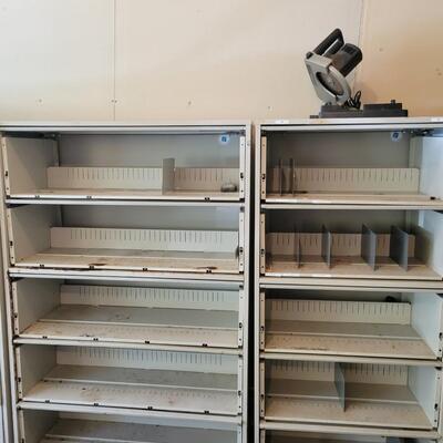 LARGE METAL GARAGE CABINETS SET #2