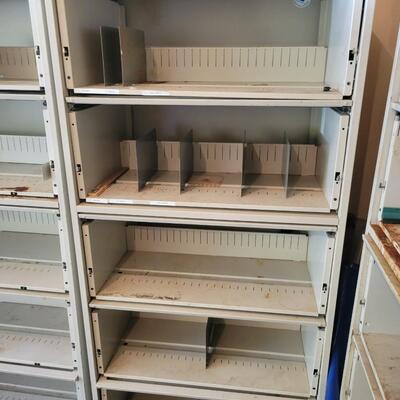 LARGE METAL GARAGE CABINETS SET #2
