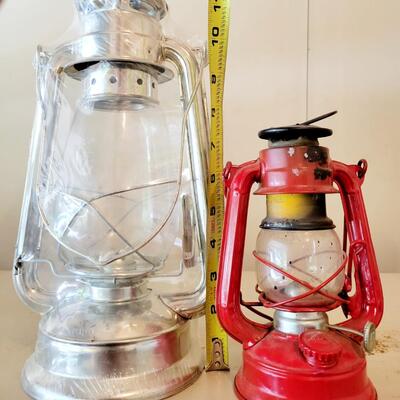 COUPLE OF NICE OIL LAMPS