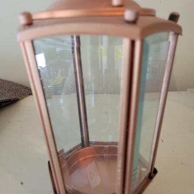 OURDOOR METAL & GLASS CANDLE HOLDER