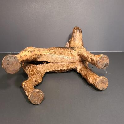LOT 156C: Vintage/Antique Cast Iron Fox Terrier Dog Doorstop