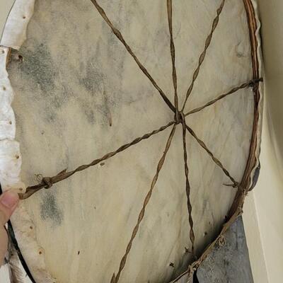 Lot 61: Native American 'New Moon Shield' with Original Paperwork