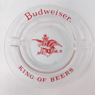BUDWEISER ASH TRAYS SET OF 2