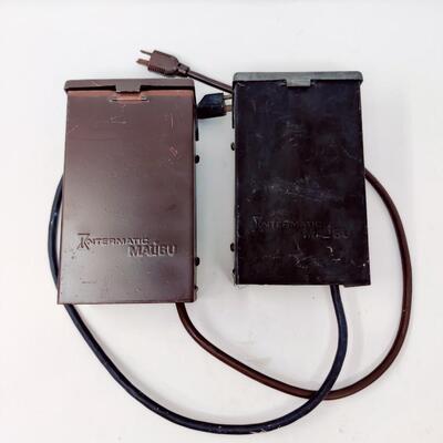 INTERMATIC MALIBU OUTDOOR TRANSFORMER TIMERS SET OF 2